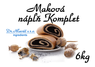 Dr.Hlaváč - MAKOVÁ náplň Komplet 6kg